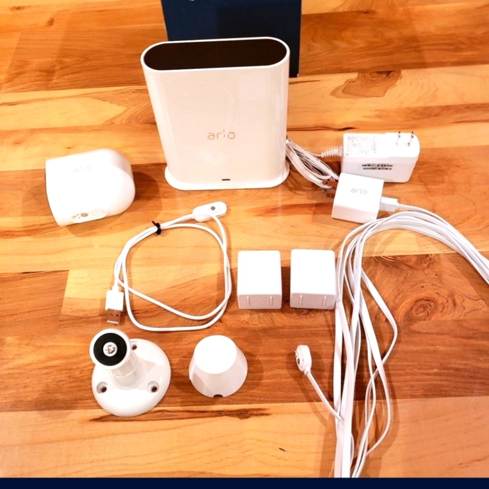 Netgear Arlo 4k surveillance system. With auto zoom focus tracking